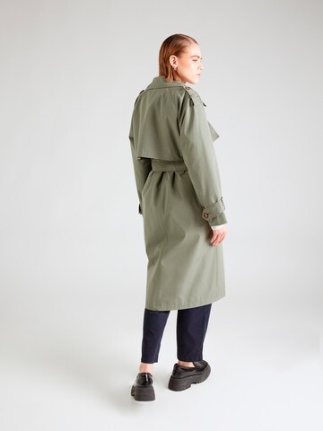 Abercrombie & Fitch Демисезонное пальто в Зеленый