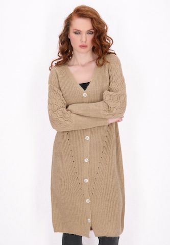 DreiMaster Vintage - Cárdigan en beige: frente