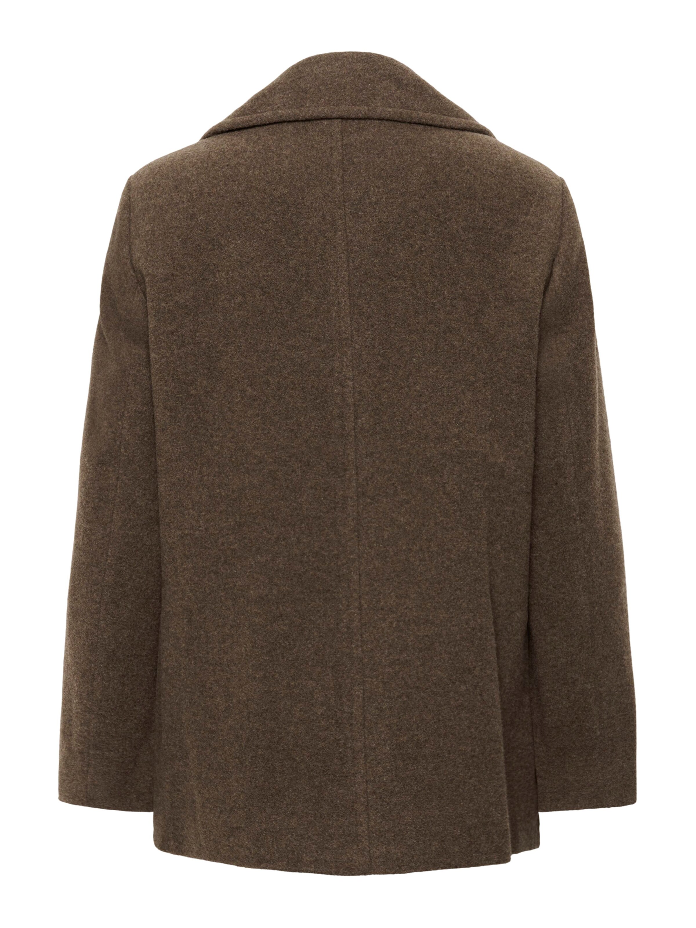 Part Two Χειμερινό παλτό 'SatinaPW' σε καφέ