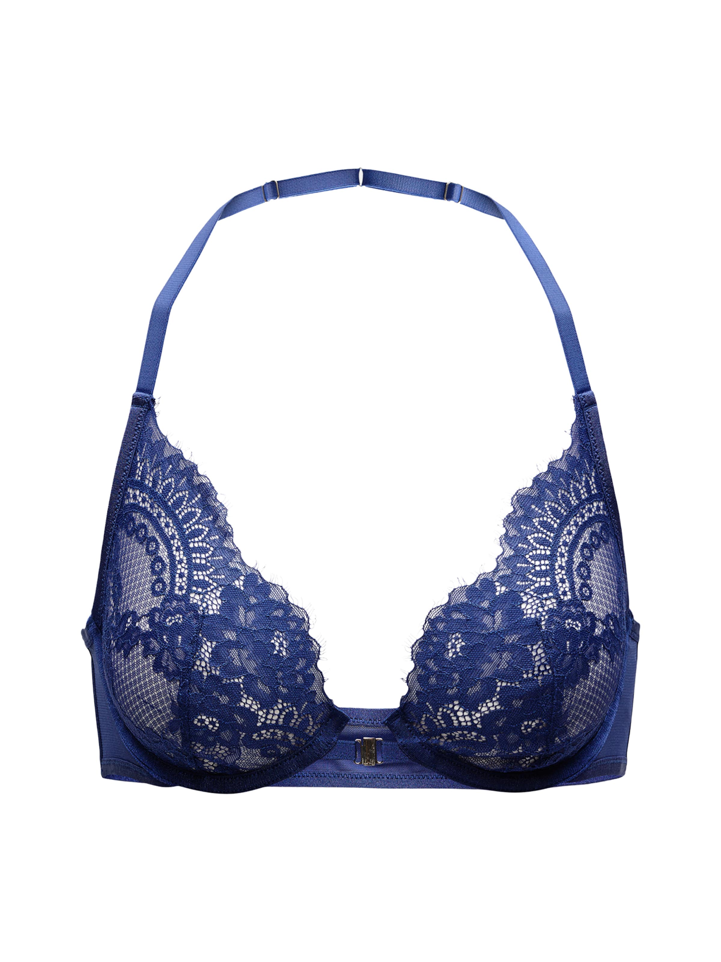 Hunkemöller Triangel BH &#x27;MABEL UP&#x27; in Blauw: voorkant