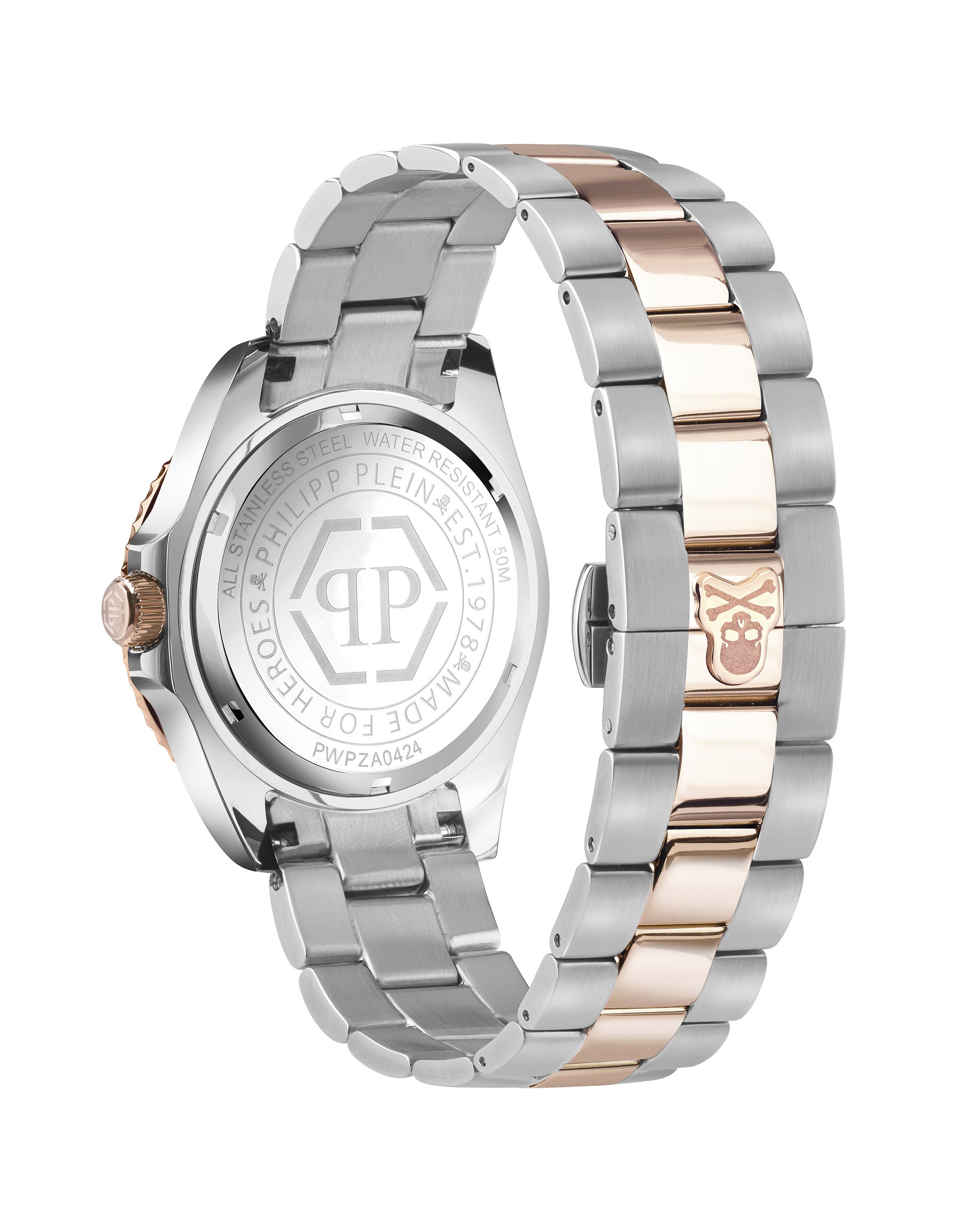 Philipp Plein Analogt ur i sølv