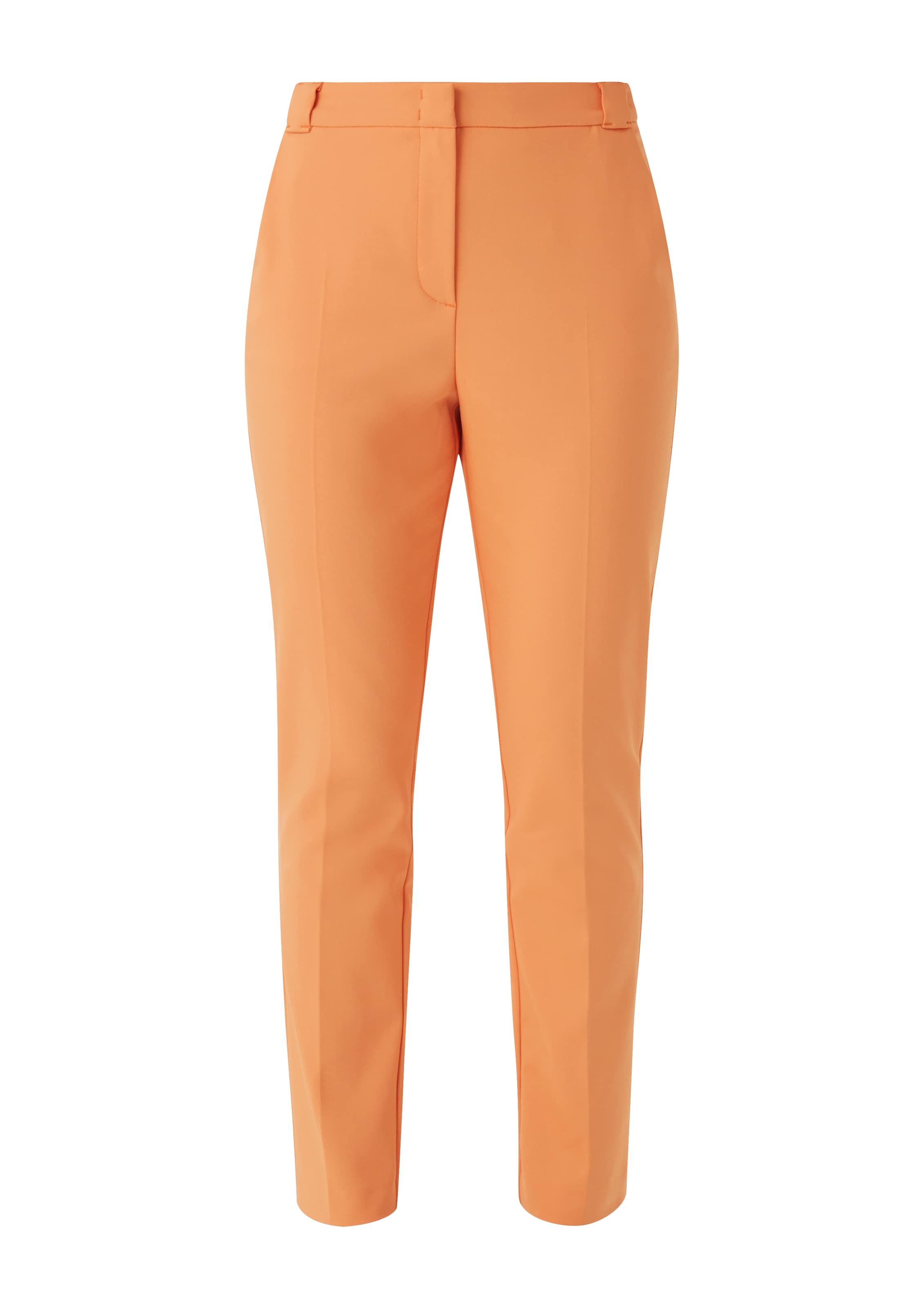 COMMA Slimfit Pantalon in Oranje: voorkant