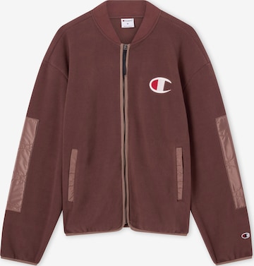 Champion Fleecetakki värissä ruskea: etupuoli