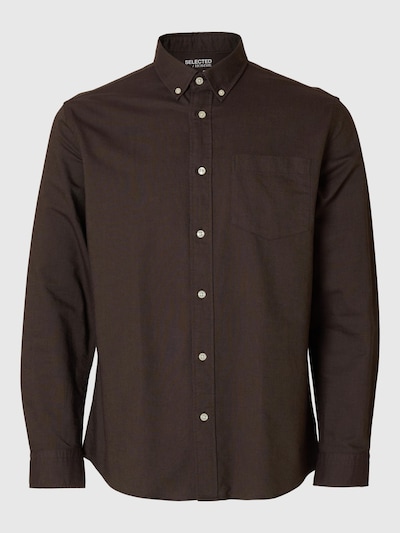 SELECTED HOMME Button Up Shirt in Brown, Item view