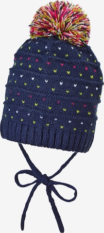 STERNTALER Beanie in Blue: front