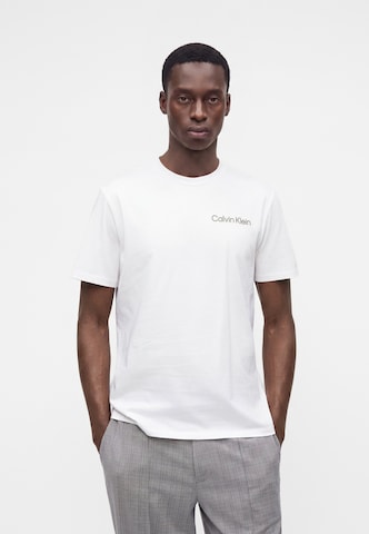 Maglietta di Calvin Klein in bianco: frontale