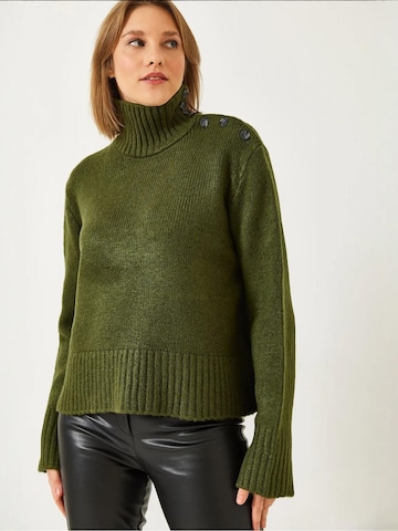 Bianco Lucci Oversized trui in Groen