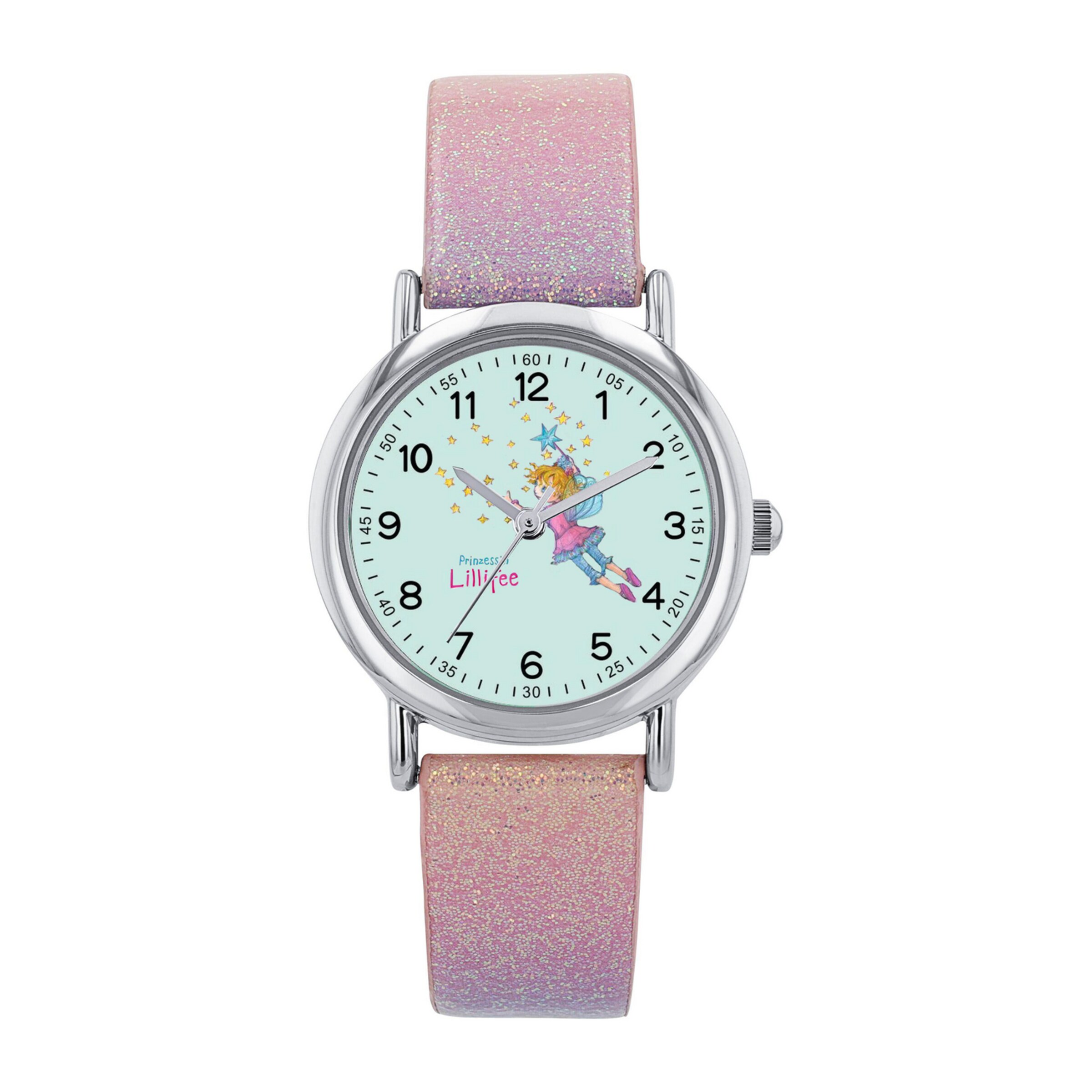 PRINZESSIN LILLIFEE Analoguhr in Blau: Vorderseite