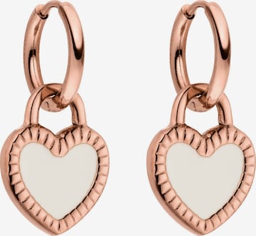 Orecchini 'Heart' di PURELEI in oro: frontale