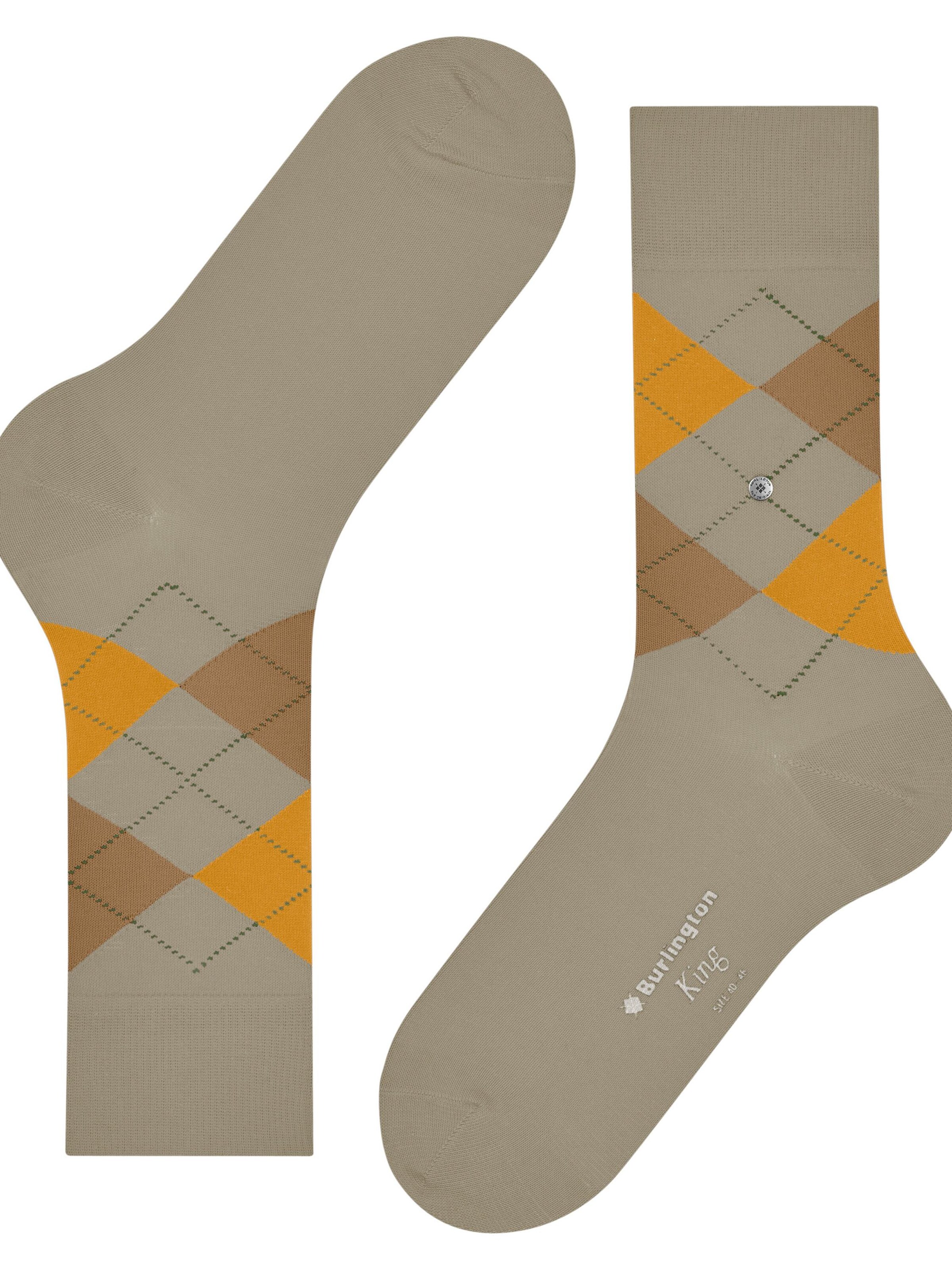 BURLINGTON Socks 'King' in Beige