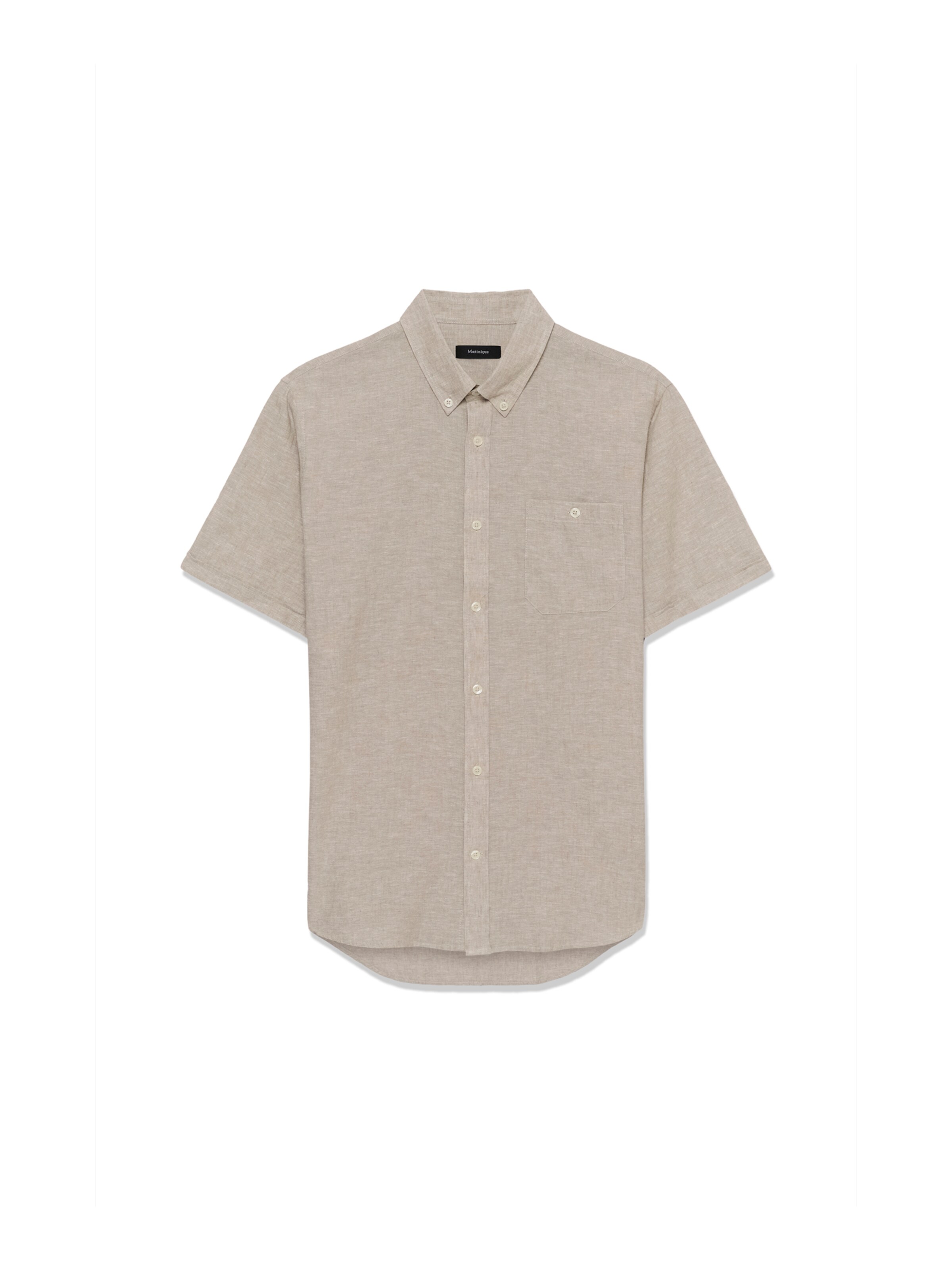 Matinique Button Up Shirt 'MATrostol' in Grey: front