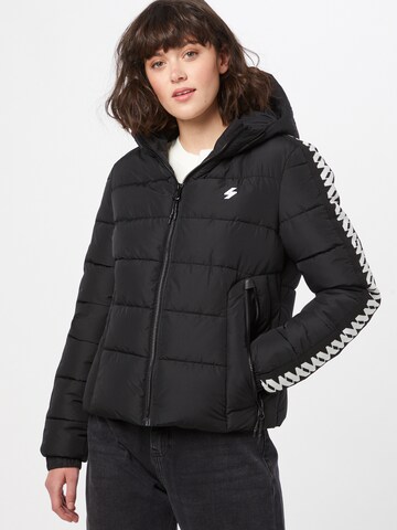 Superdry Overgangsjakke 'Spirit' i sort: forside