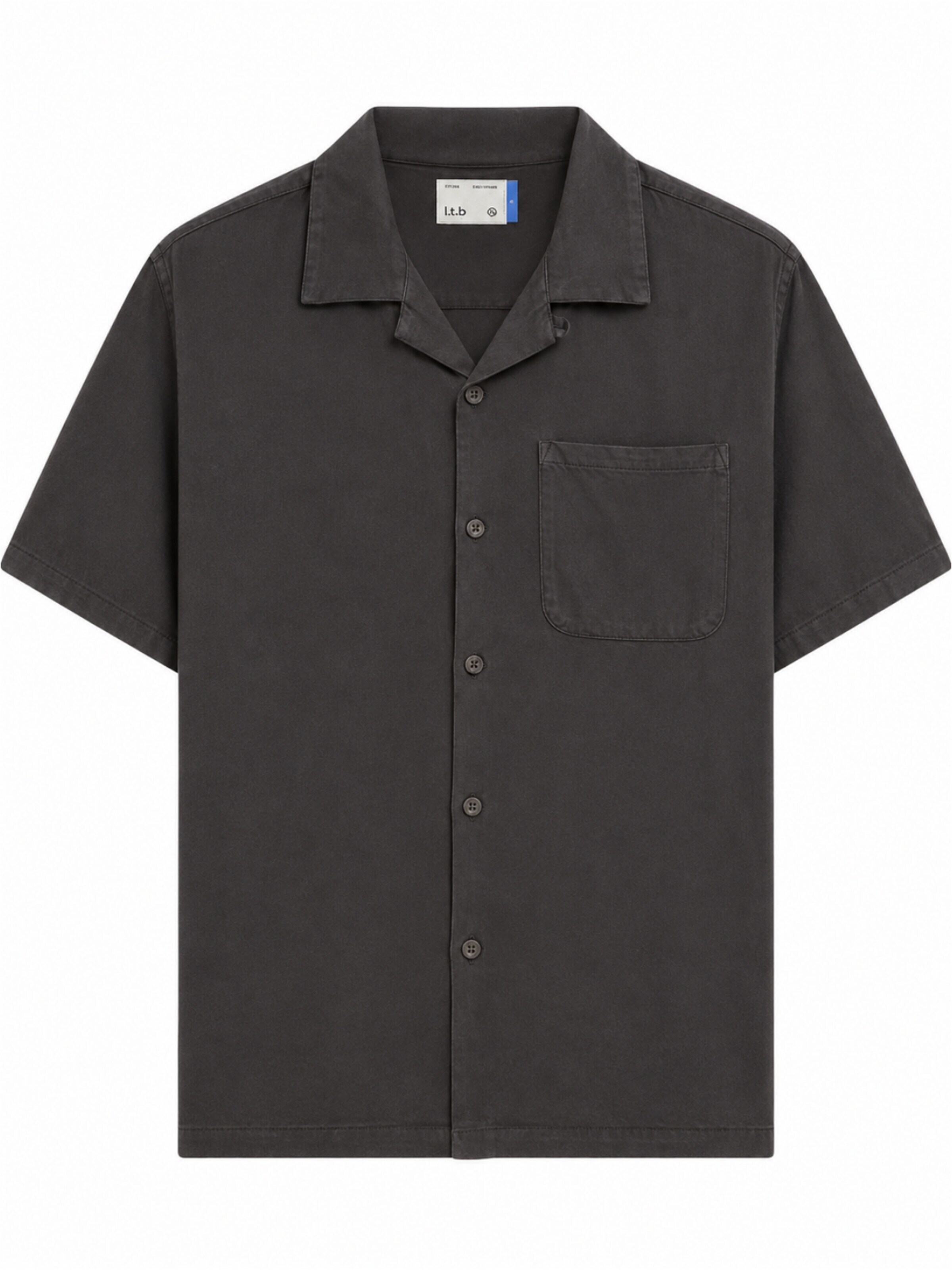 Chemise 'LTB Jeanshemd' LTB Jeans en gris : devant