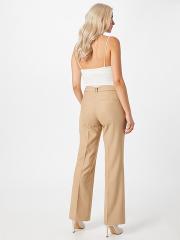 s.Oliver BLACK LABEL Wide Leg Hose 'Charlotte' in Braun