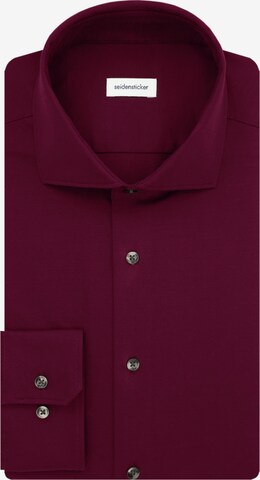 SEIDENSTICKER Slim fit Business Shirt in Red