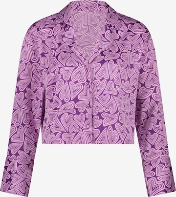 Hunkemöller Pajama Shirt in Purple: front