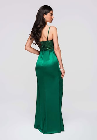 Ombre Evening dress in Green