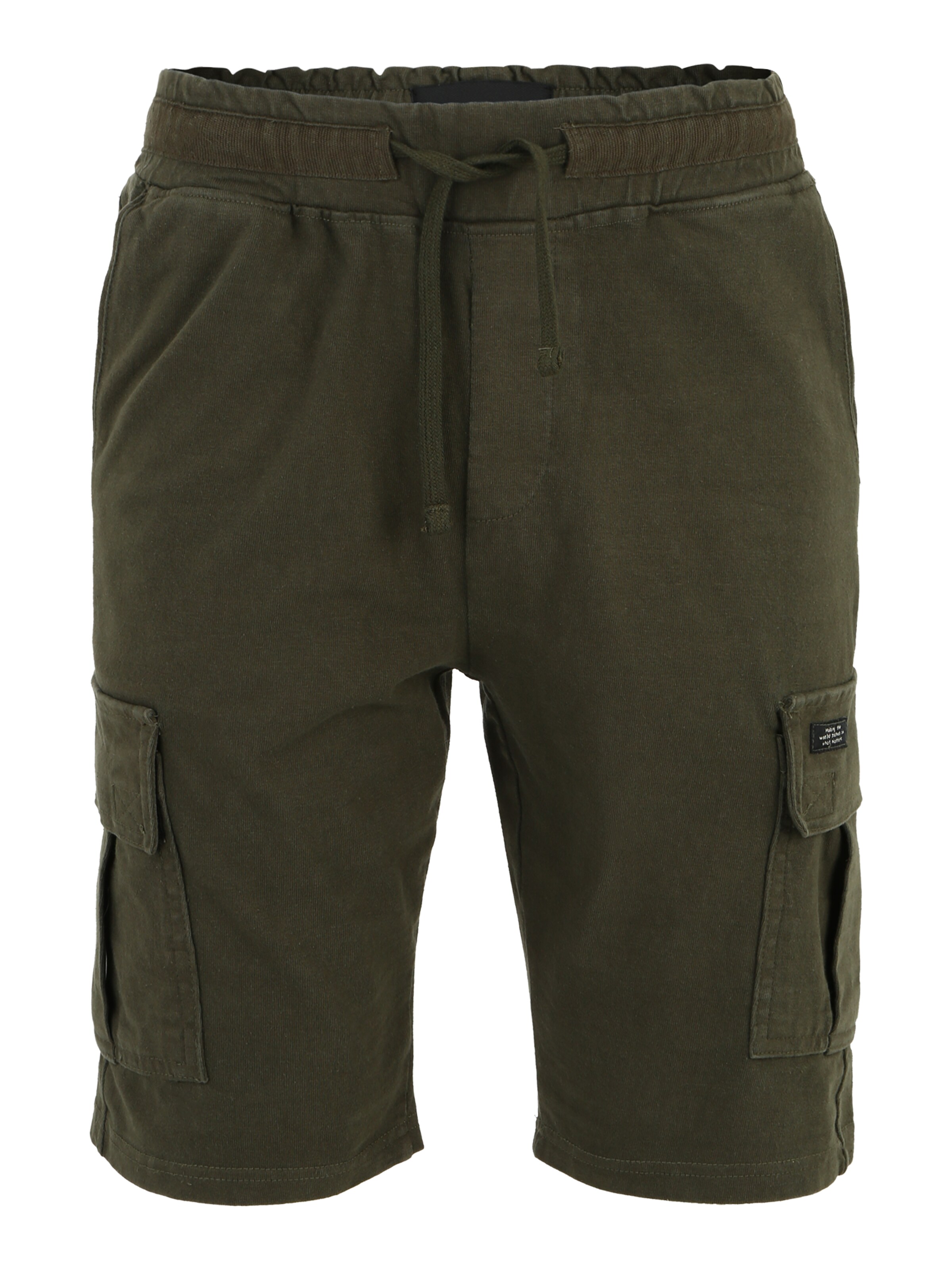 Pantalon cargo BLEND en vert : devant