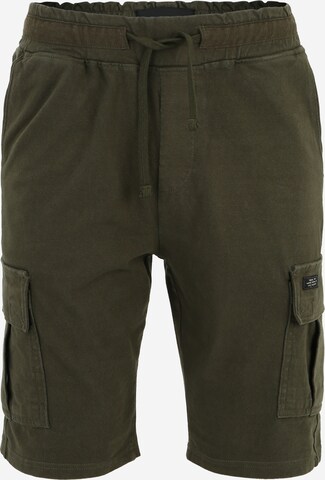 BLEND Regular Cargo Pants in Green: front