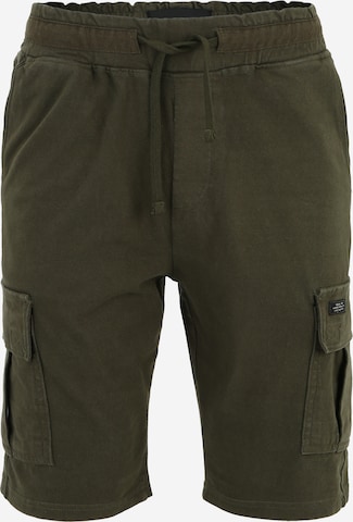 Pantalon cargo BLEND en vert : devant