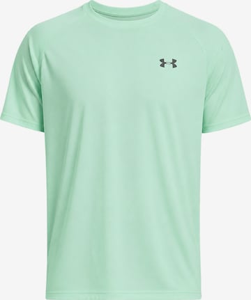 UNDER ARMOUR Performance Shirt 'Tech Textured SS' in Green: front