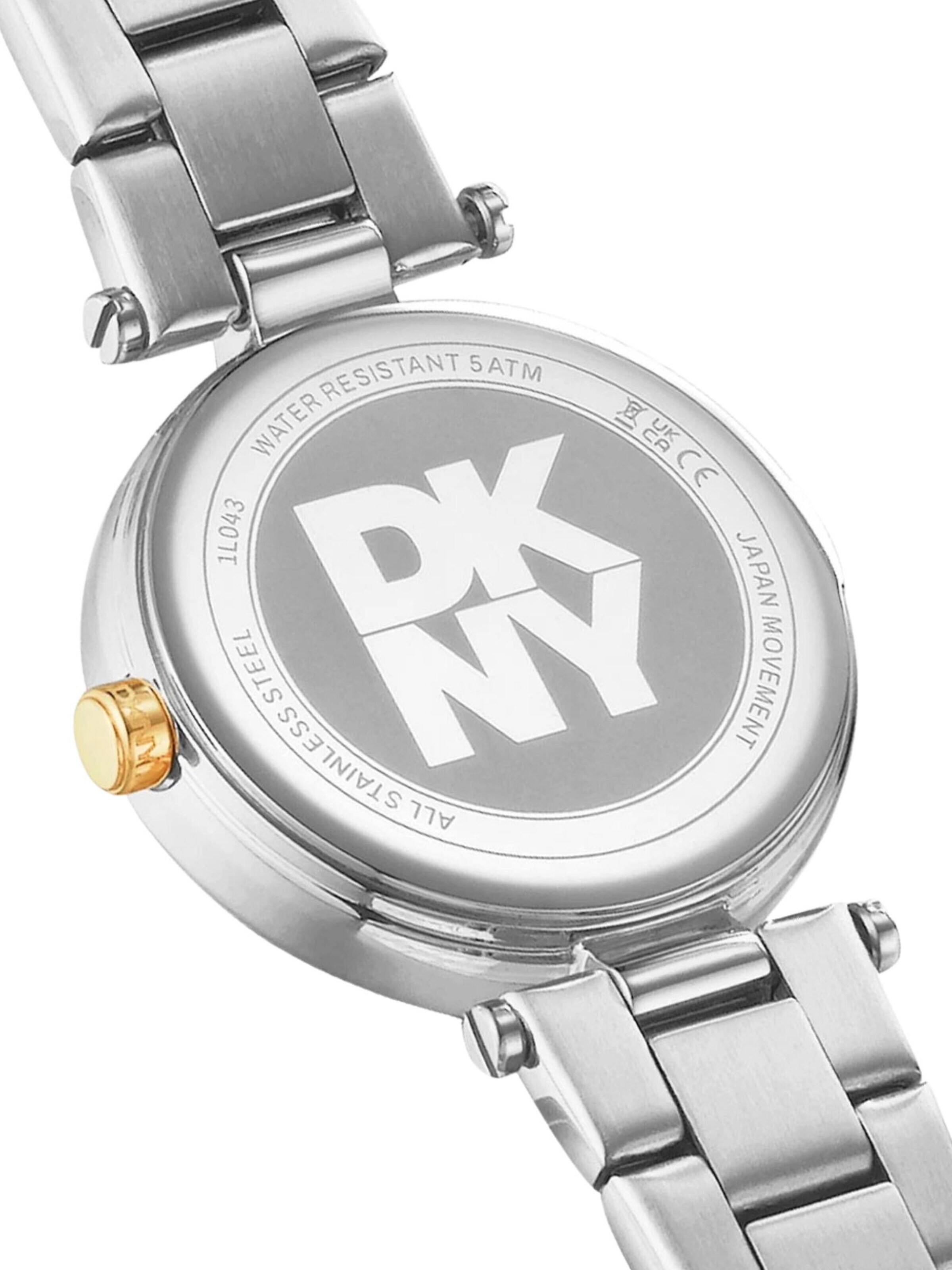 Ceas analogic de la DKNY pe auriu