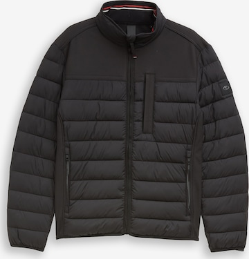 TOM TAILOR Between-Season Jacket in Black: front
