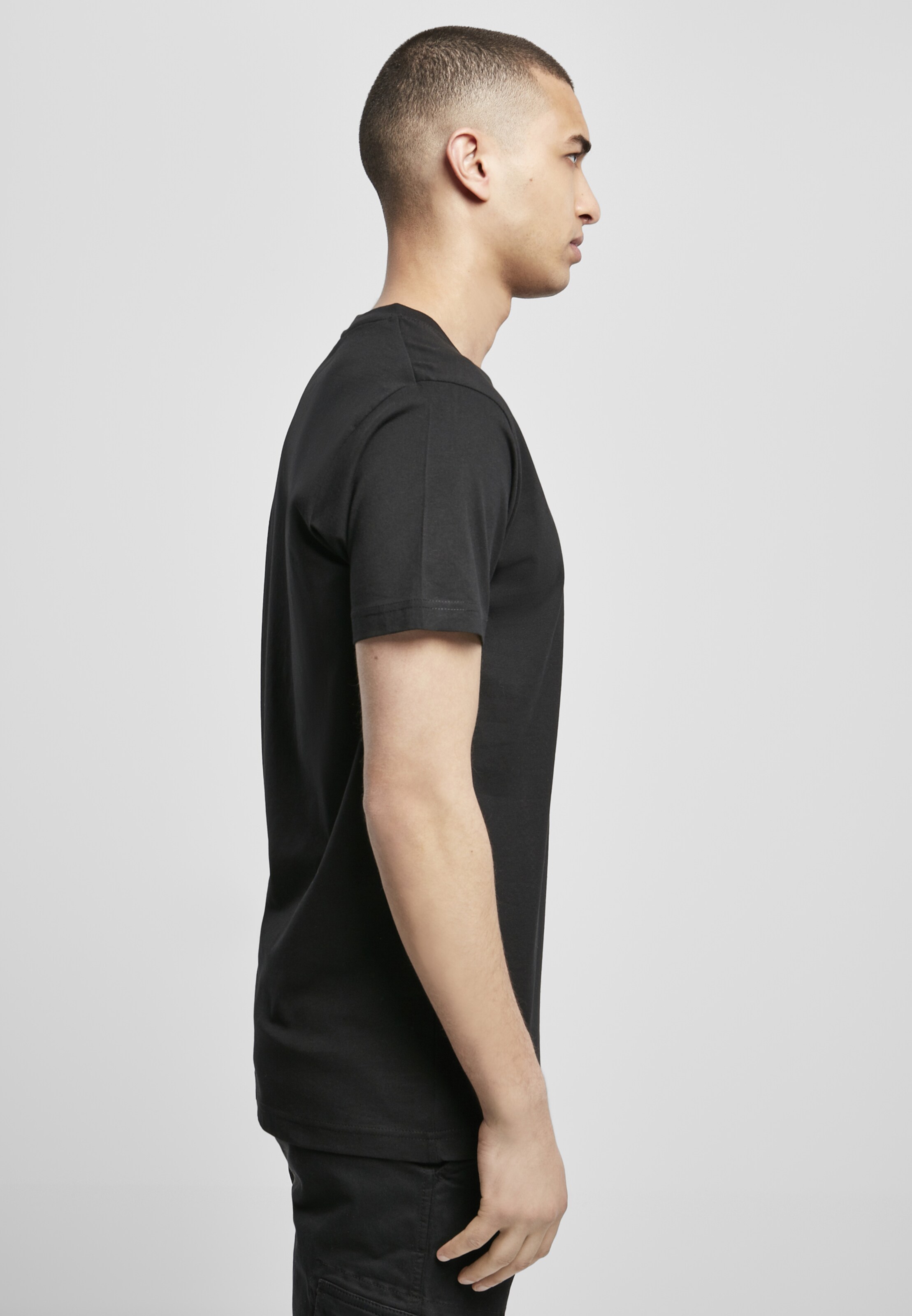 Männer Shirts Mister Tee T-Shirt 'Yummy' in Schwarz - ZT00158 Männer Shirts Mister Tee T-Shirt 'Yummy' in Schwarz - ZT00158
