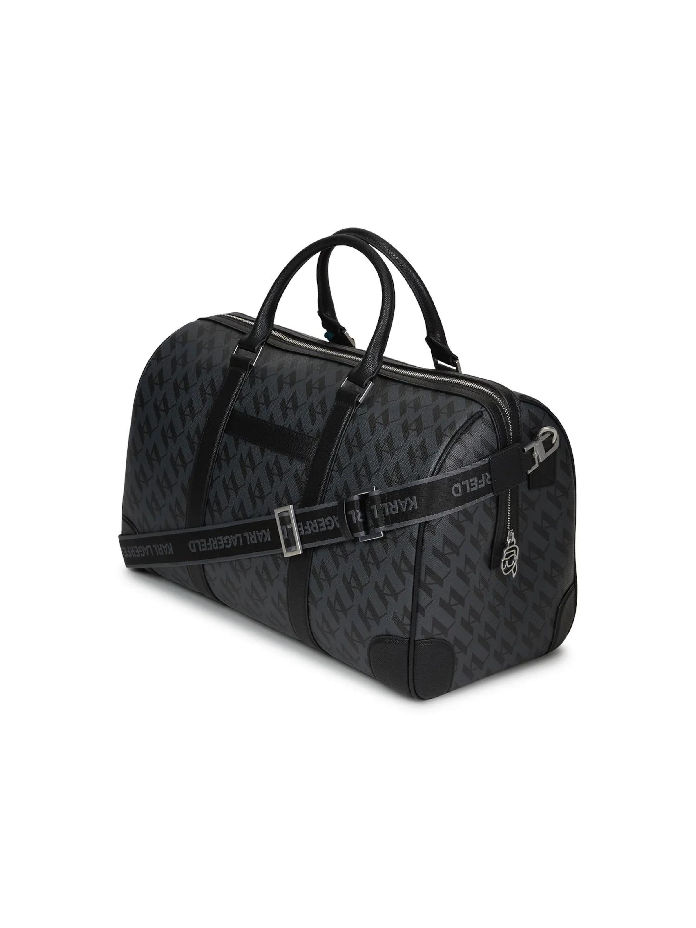 Geantă de weekend 'Ikon' de la Karl Lagerfeld pe negru