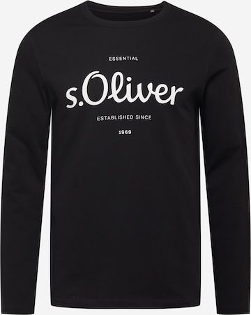 s.Oliver Shirt in Schwarz: predná strana