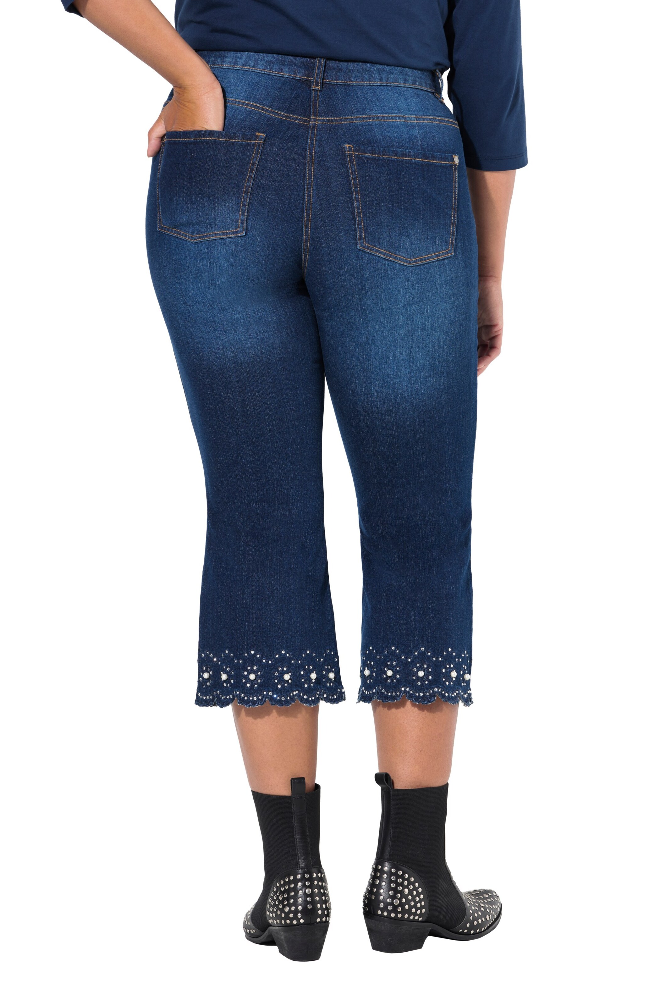 Angel of Style Flared Jeans in Blauw