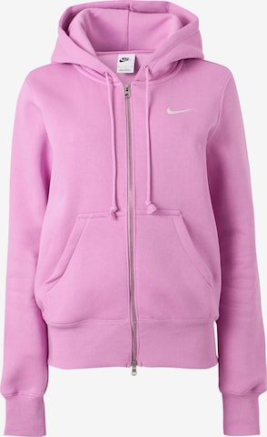 Nike Sportswear Tréning dzseki 'PHNX FLC' - rózsaszín: elől