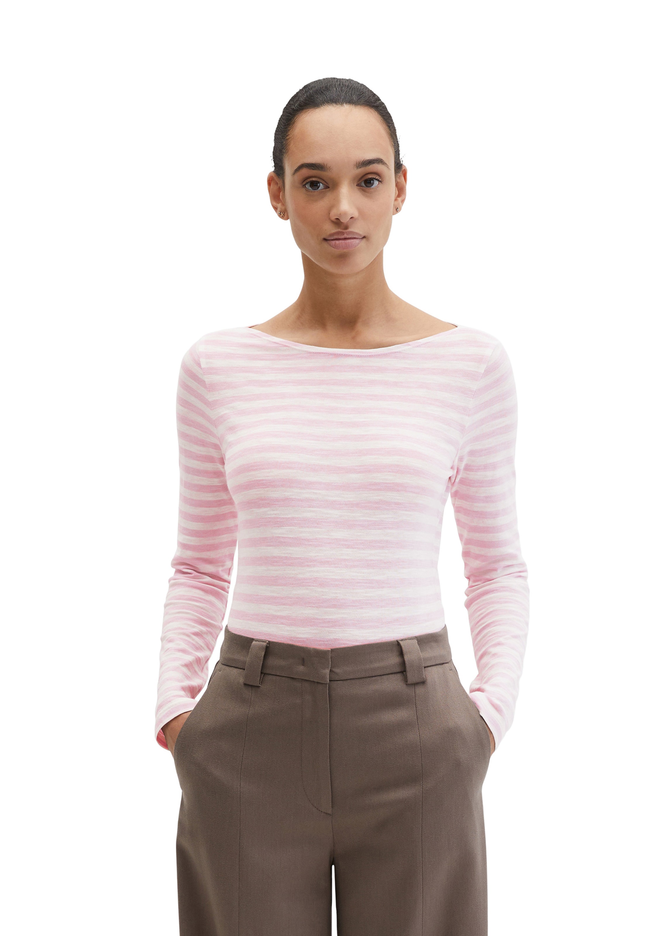 Marc O'Polo Shirt in Pink: front