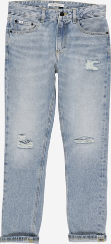 Calvin Klein JeansSlimfit Traperice - plava boja: prednji dio