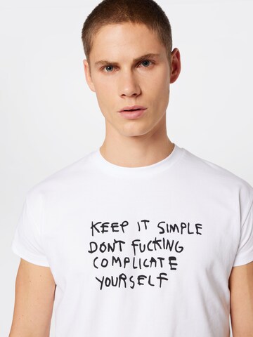 ABOUT YOU Limited - Camiseta 'Ron' en blanco