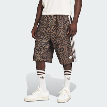 ADIDAS ORIGINALS Loose fit Trousers in Brown: front