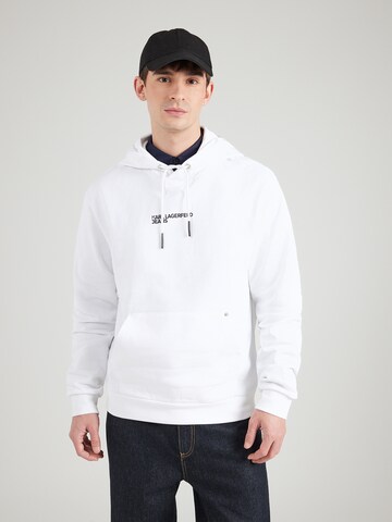 KARL LAGERFELD JEANS - Sudadera en blanco: frente