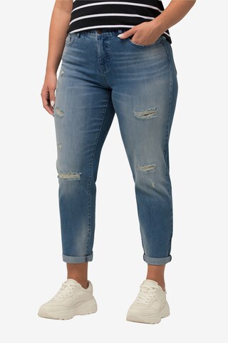 Ulla Popken Slim fit Jeans in Blue: front