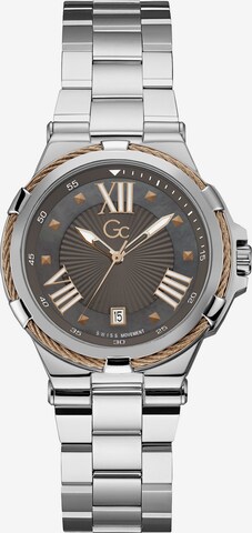 Gc Analoog horloge 'Structura Cable' in Zilver: voorkant