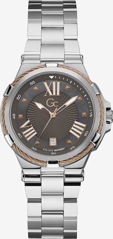 Gc Analoog horloge 'Structura Cable' in Zilver: voorkant