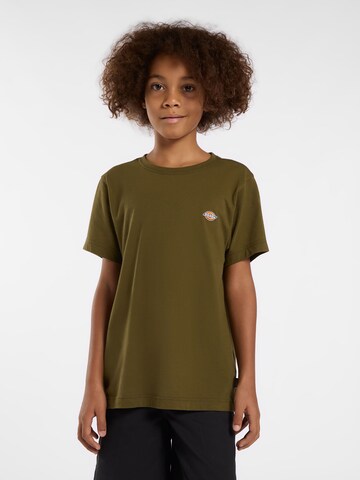 DICKIES T-shirt 'MAPLETON' i grön: framsida
