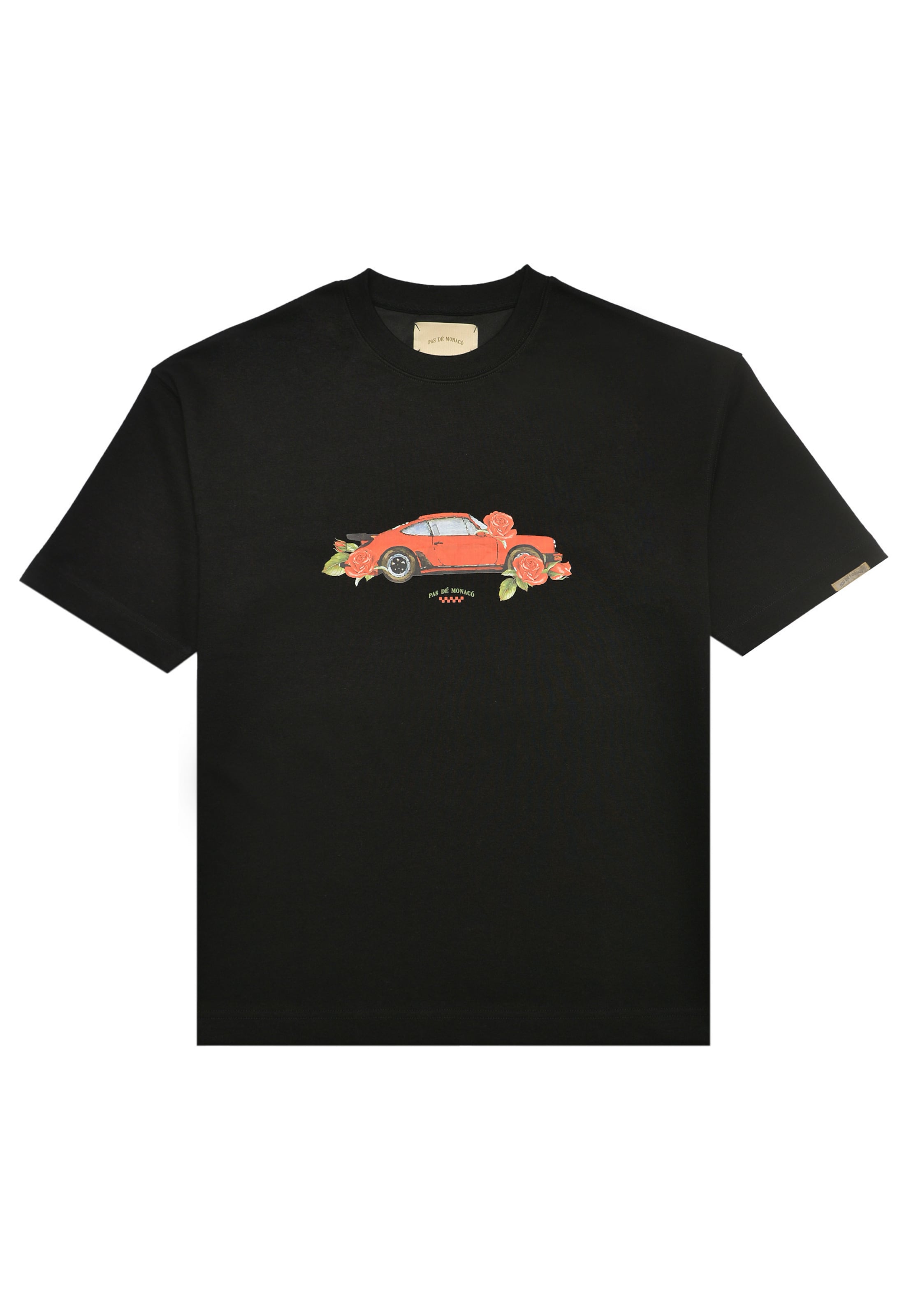 Pas De Monaco Shirt 'MONOPOSTO' in Black: front