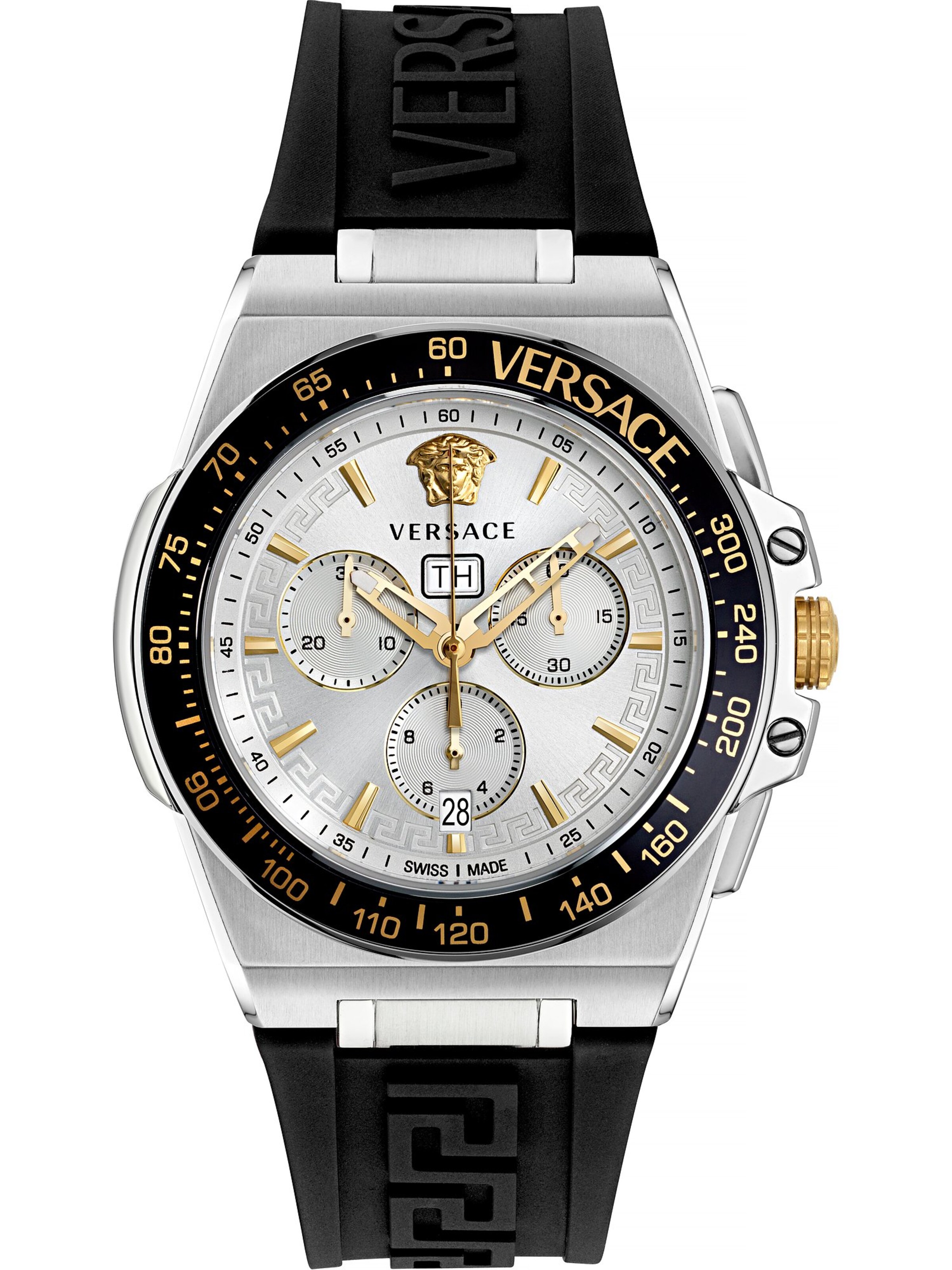 VERSACE Uhr in Schwarz: Vorderseite