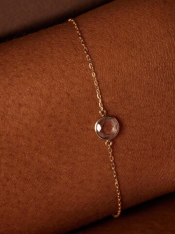 Bracelet 'Geburtsstein' Lucardi en or : devant