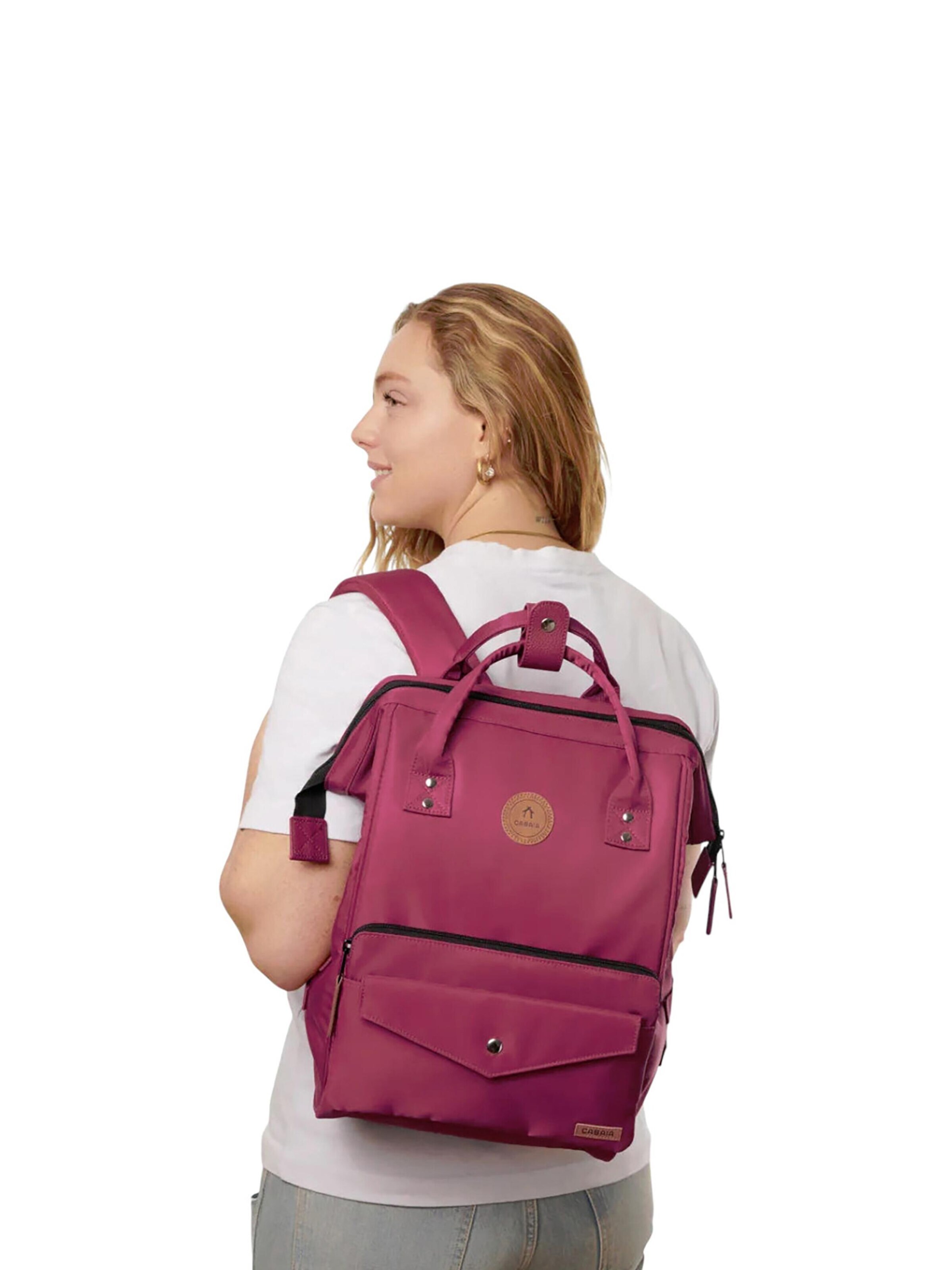Cabaia Backpack 'Bridgetown M' in Purple: front