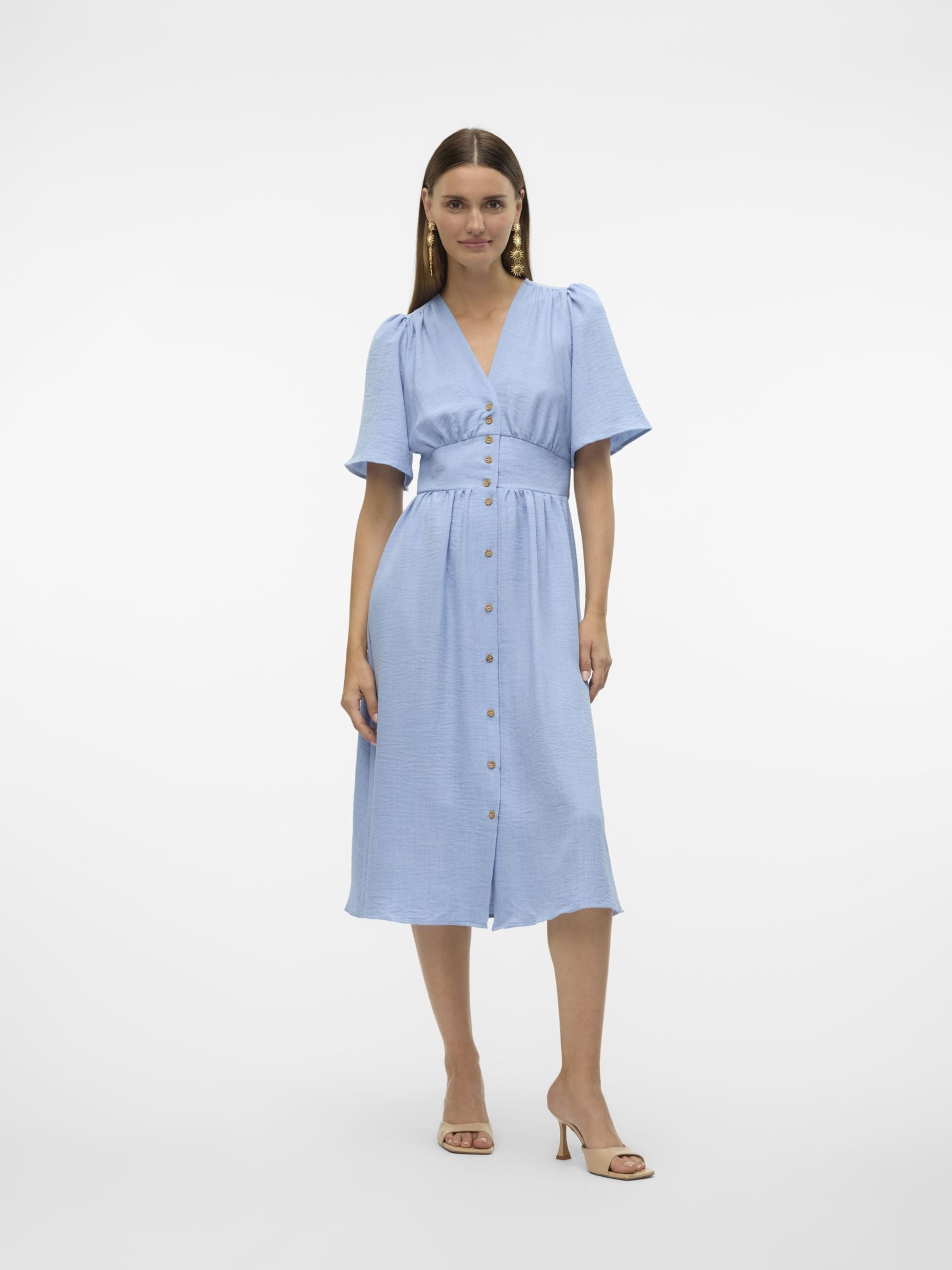 Robe-chemise 'MELANEY' VERO MODA en bleu