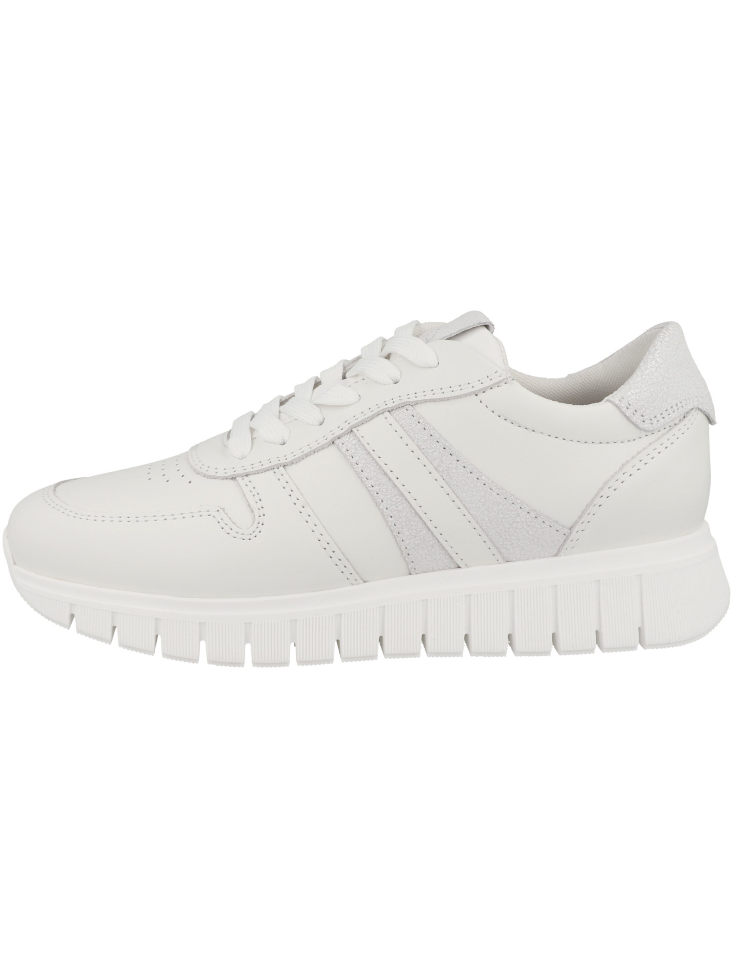Baskets basses '1-23705-44' Tamaris en blanc : devant
