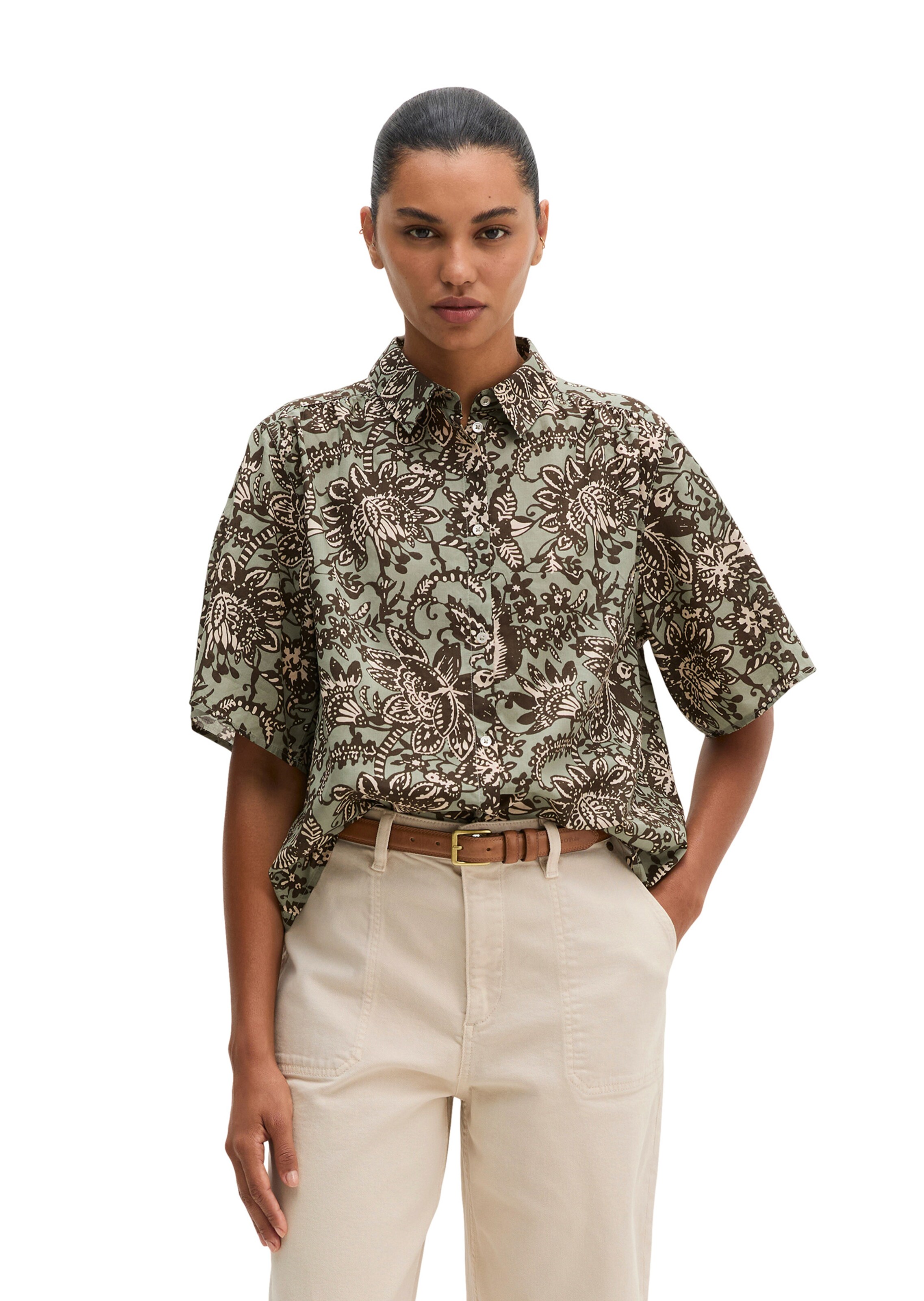 Marc O'Polo Blouse in Green: front