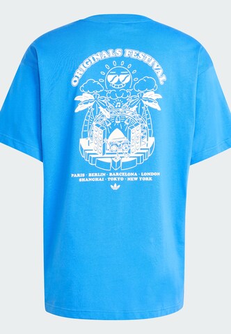 ADIDAS ORIGINALS Shirt 'Music Fests' in Blauw