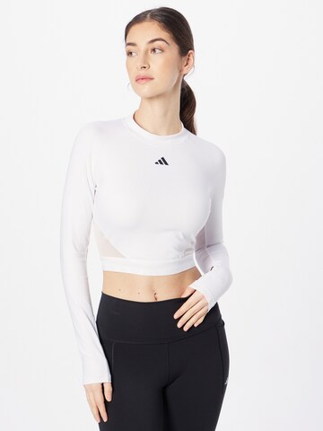 ADIDAS PERFORMANCE Performance shirt 'Hyperglam' in White: front